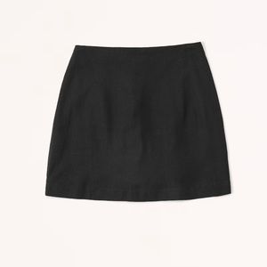 Abercrombie & Fitch Linen Blend Skort